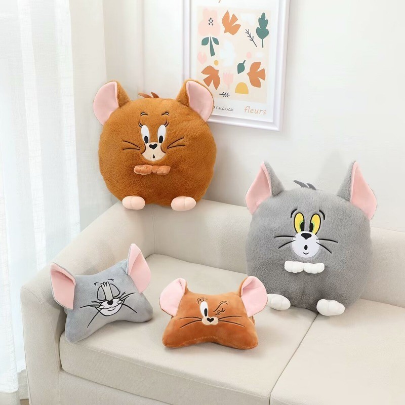 COD หมอนหนุนรถทอมแอนด์เจอร์รี่ หมอนคอรถยนต์นุ่มๆ เบาะพิงหลังรถยนต์ ของแต่งรถ - รูปที่ 4