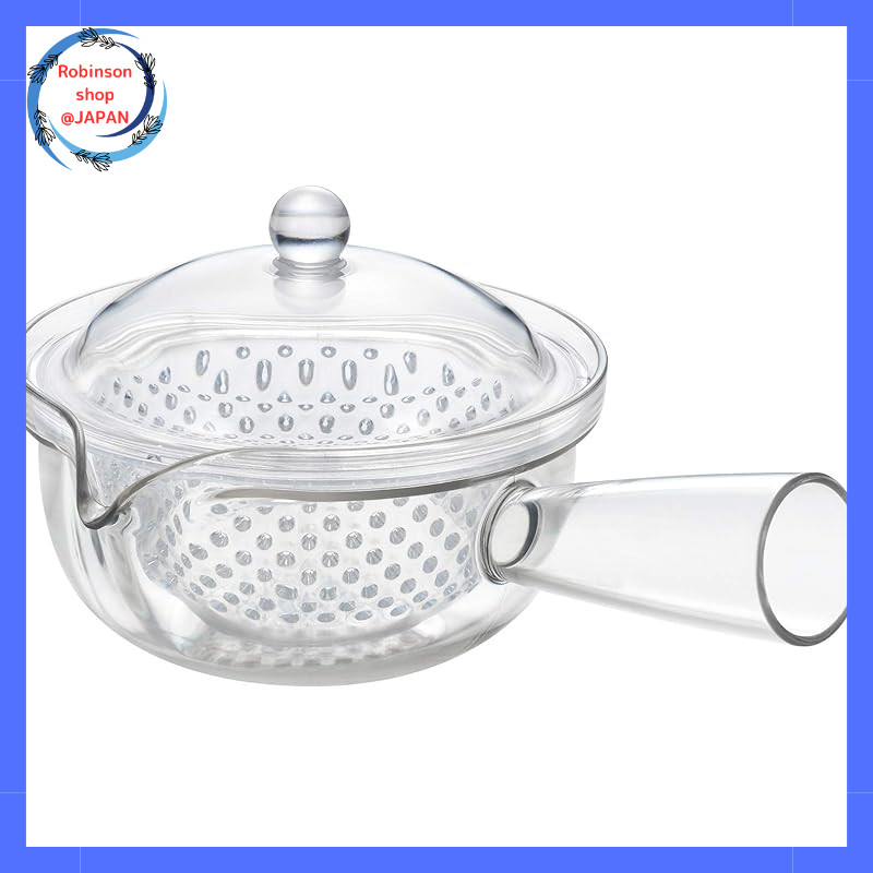 Clear Teapot L - Polyester Mesh, Kyusu Style