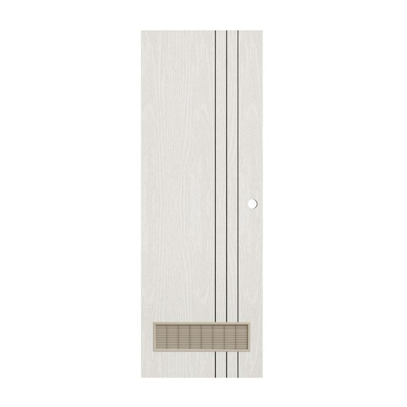 KING ประตูห้องน้ำเกล็ด L3 70X200 *ซิลวาไลท์เจาะ