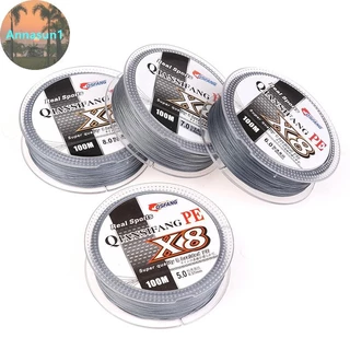 Annasun 100M 8 Strands PE สายตกปลา Multifilament สายตกปลาที่แข็งแกร่ง Travel Sea/Stream สายตกปลา TH