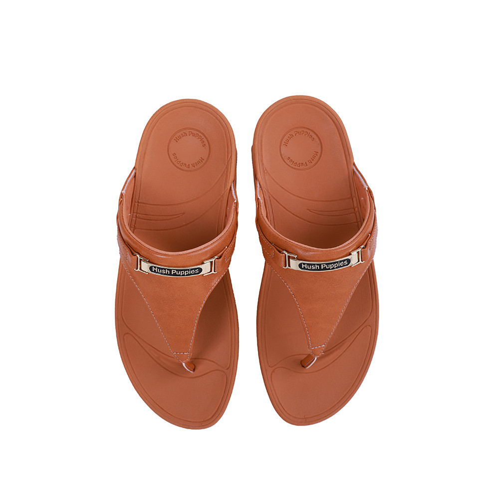 Hush Puppies รองเท้าผู้หญิง รุ่น HP PWSFQ5455F - สีน้ำตาล (รองเท้าแตะแบบสวม)