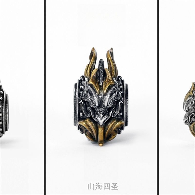 คลังสินค้าพร้อม Four Holy Beasts Qinglong Spacer ลูกปัด รูปที่ 6