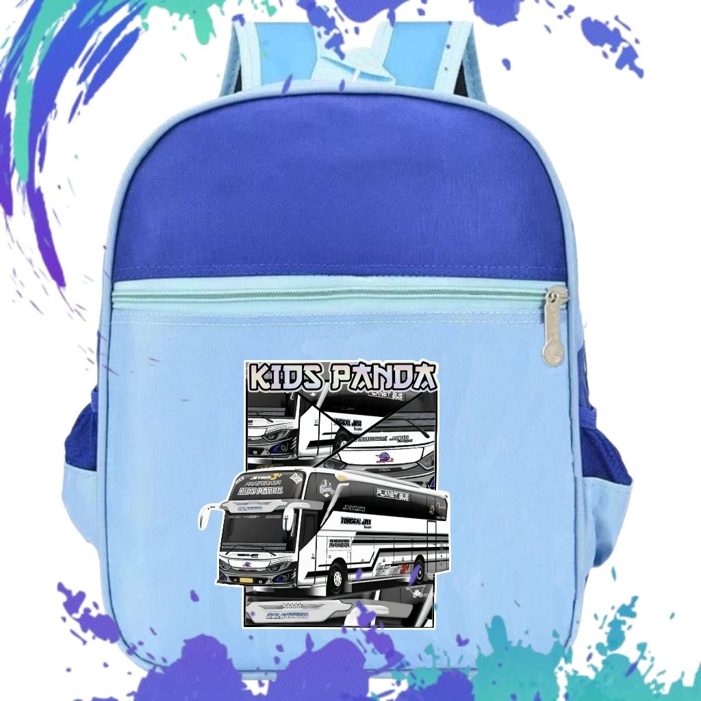 MJB ใหม่ล่าสุด Bus Mania Kid Panda กระเป๋าเป้สะพายหลังแฟชั่น Series A3 กระเป๋านักเรียนอนุบาลสําหรับเ