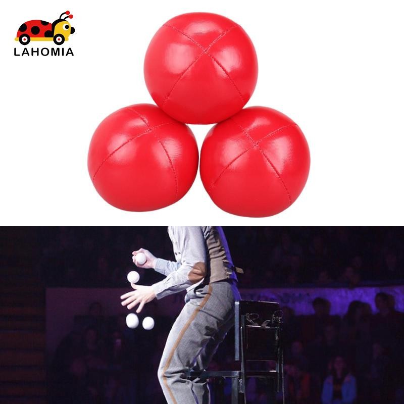 [Lahomia] 3 ชิ้น Juggling Balls Acrobatics Toss Ball สําหรับความบันเทิงกิจกรรม Backyard - รูปที่ 6
