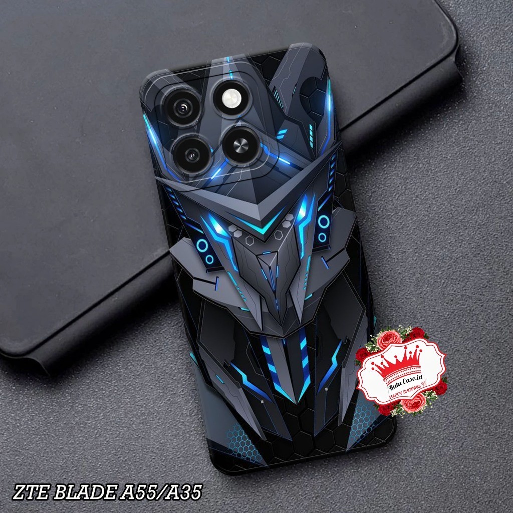 Softcase ZTE Blade A55 - เคสกล้อง ZTE Blade A35 - เคสกล้อง pro - COOL MOTIF - วัสดุยางยืดหยุ่น - เคส