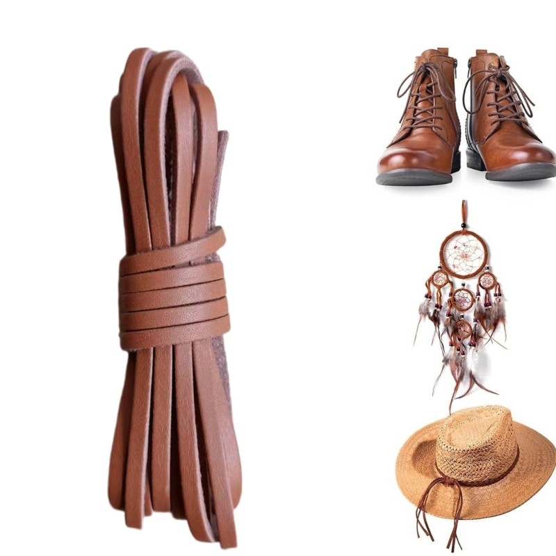 Cc 10 93Yards 3 มม.หนังหนังหนังลูกไม้สําหรับเครื่องประดับทําสร้อยคอสร้อยข้อมือรองเท้า Laces Crafti