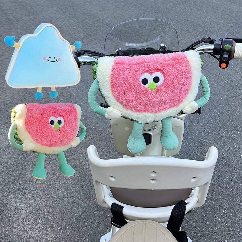 Electric Car Baby Head Safety Protection Mat Cute Battery Car Children's Bumper Bag Baby Anti-Collis