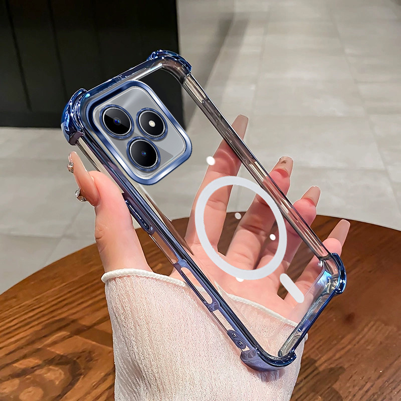 กันกระแทก Case สําหรับ Realme C53 C51 หมายเหตุ 50 เคสโทรศัพท์ 2025 ใหม่การออกแบบแม่เหล็กความงามกรณี SZ15