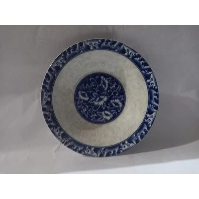 8 จานกลม MS003 BLUE & MAHKOTA DYNASTY