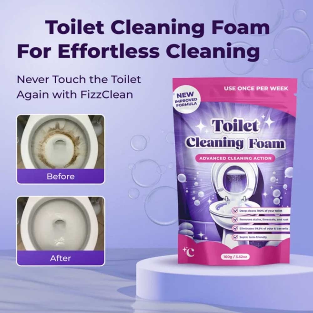 Fizzclean toilet foam cleaner ราคา ถูกที่สุด ดีลบีเคเค แกลเลอรีภาพที่ 3
