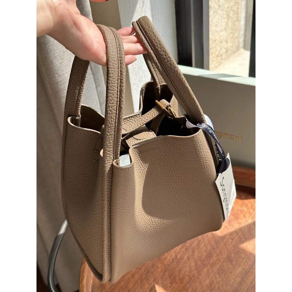 Songmont New Lock Bucket Bag กระเป๋าถือครอสบอดี้ความจุขนาดใหญ่ - รูปที่ 2