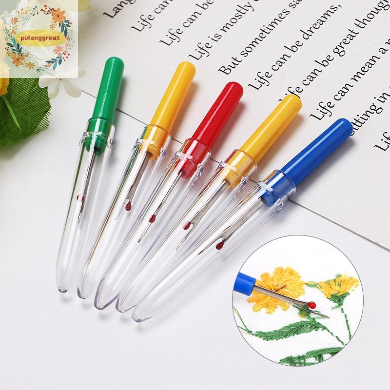 Pufanggreat Seam Ripper Stitch Unpicker เครื่องตัดด้ายเย็บผ้าข้ามเย็บปักถักร้อย Remover เครื่องมือ TH