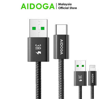 AIDOGA DC-426 USB Cable 60W Fast Charging Cable 3A Cable Mobile Smart Charge AIDOGA Cable AIDOGA DC-4264 DC-4267