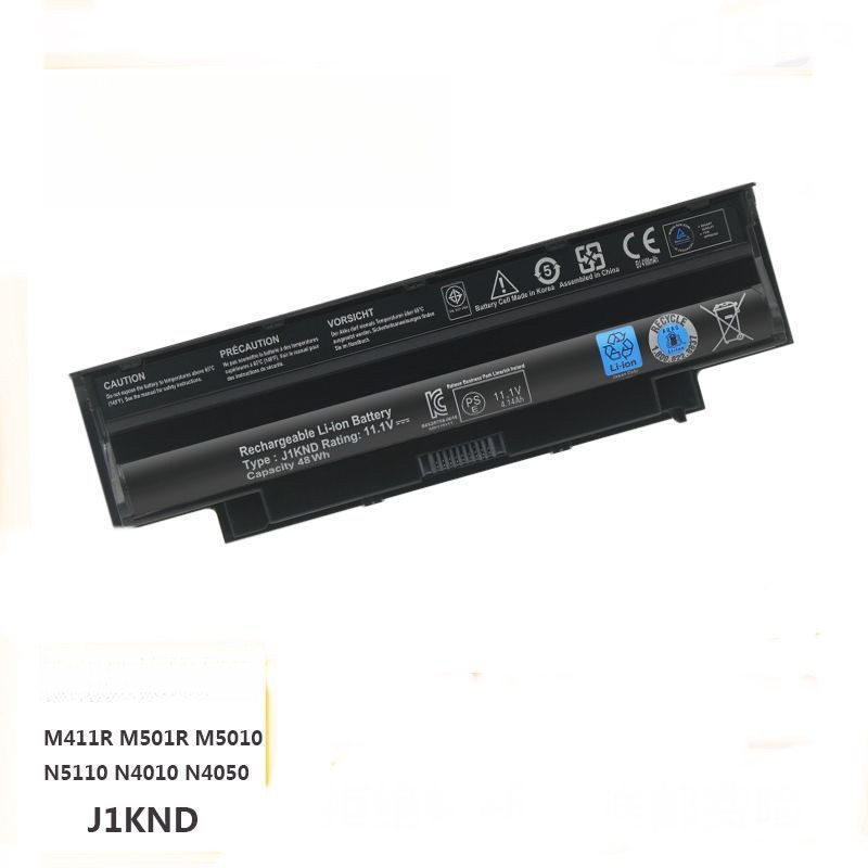 แบตเตอรี่แล็ปท็อปที่เข้ากันได้ (DELL) N411 N4050 M411R N5110 M5010N4010 J1KND15R
