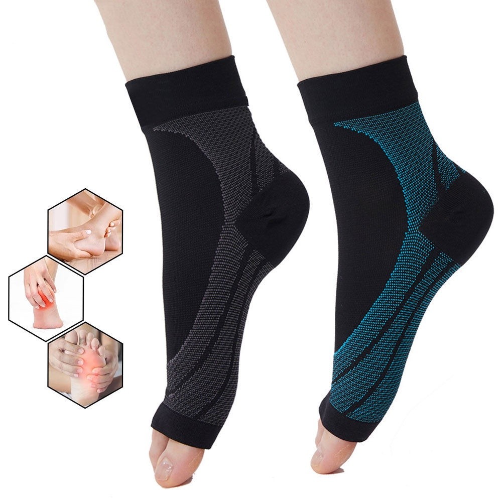 1 Pair Neuropathy Socks, Ankle Brace,Tendonitis Compression Socks, Ankle Compression Sleeve for Ankl