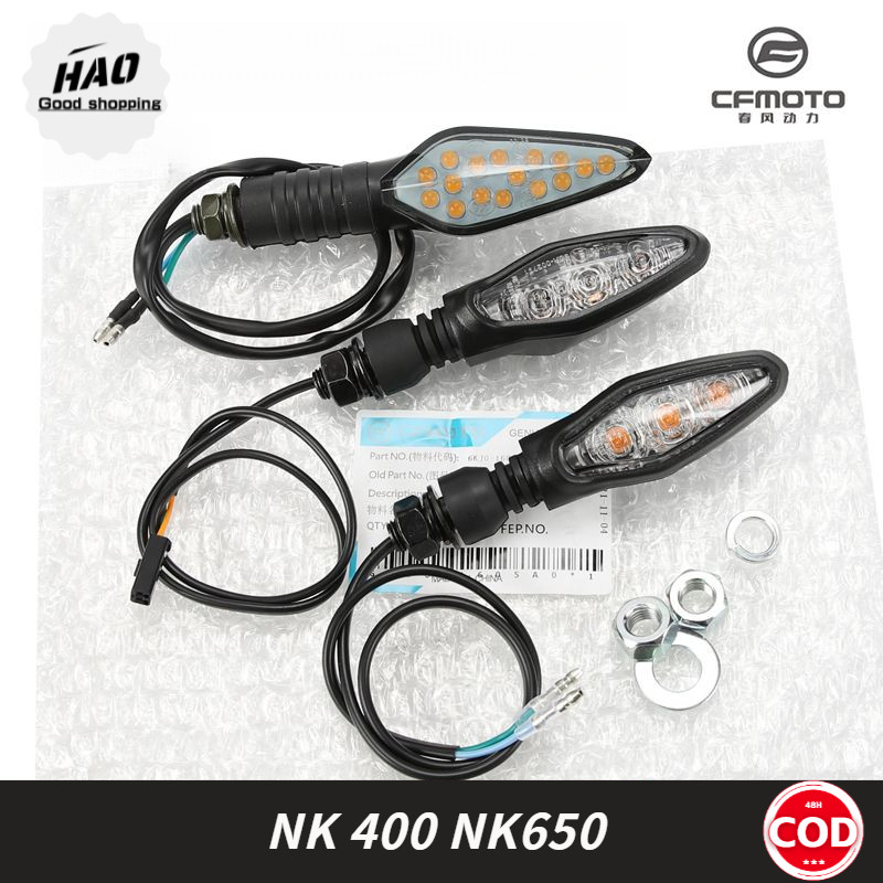 Cfmoto nk400 nk650 NK650 ไฟเลี้ยวด้านหน้าด้านหลังสัญญาณอุปกรณ์เสริม