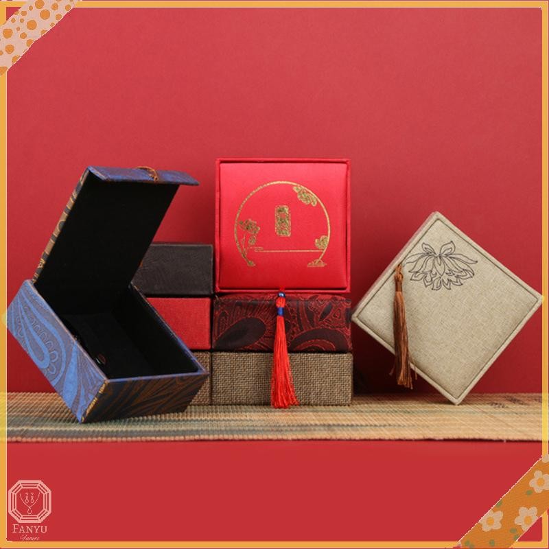 SGL Vintage sel กล่องเครื่องประดับสร้อยคอหยกกําไลข้อมือสร้อยข้อมือจี้กล่องเก็บเครื่องประดับสไตล์จีนก