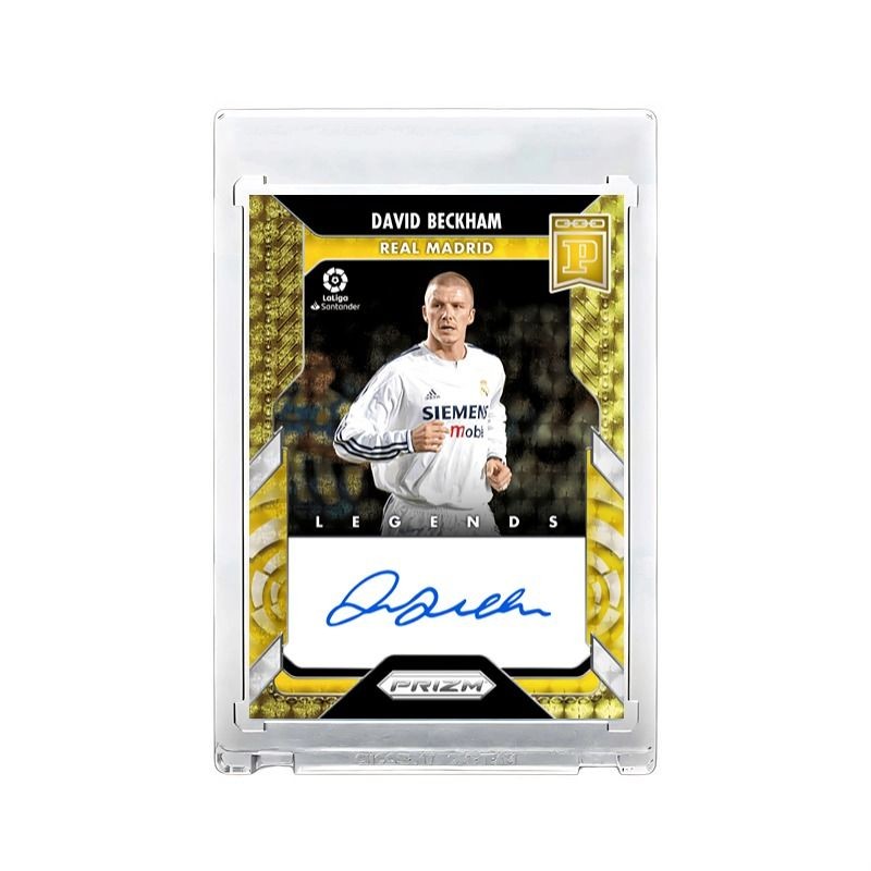 Beckham Signature Ball Planet Card Royal Malaysia Gold ส่วนลด 1/1 พิมพ์ป้าย Non-Panini ฟุตบอลฟุตบอลก