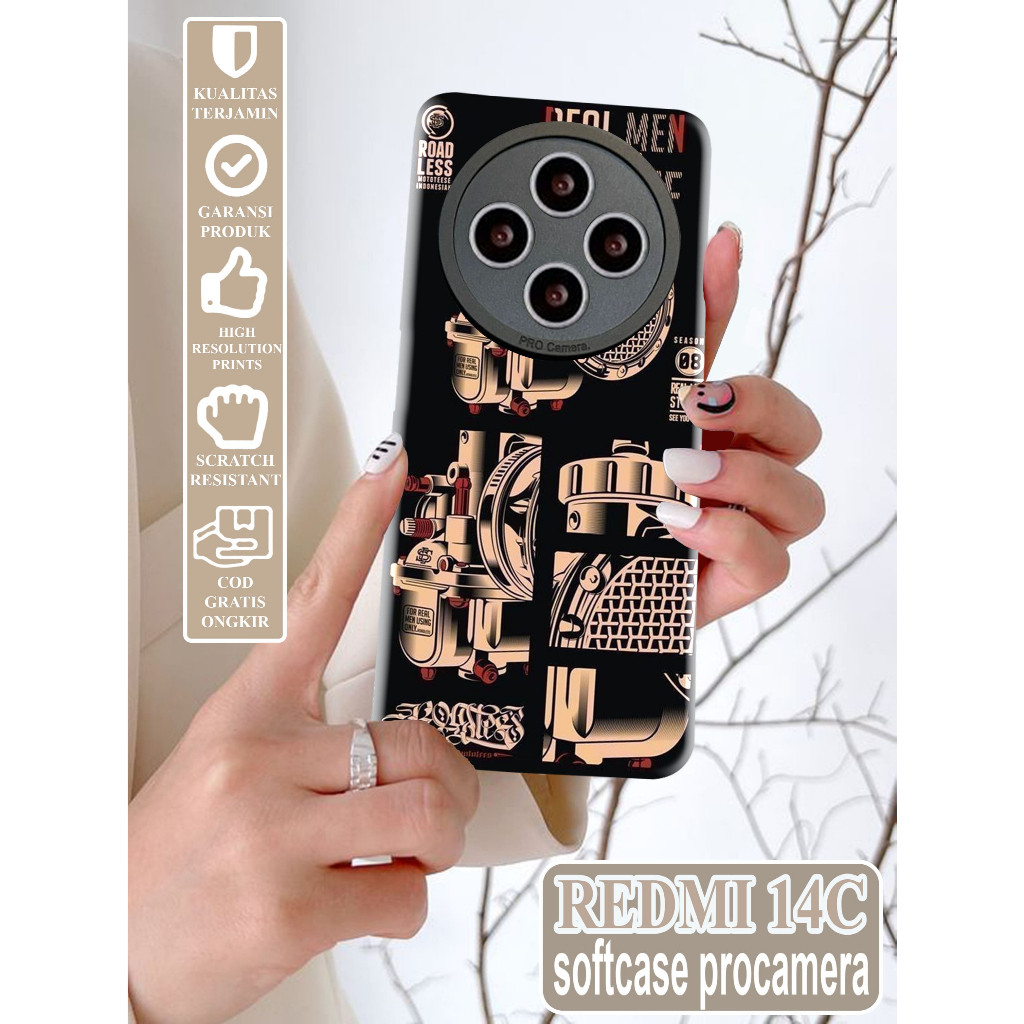 เคส HP REDMI 14C - เคสโทรศัพท์ - เคส Softcase 14C - เคสโทรศัพท์ - Softcase - REDMI 14C Phone REDMI 1