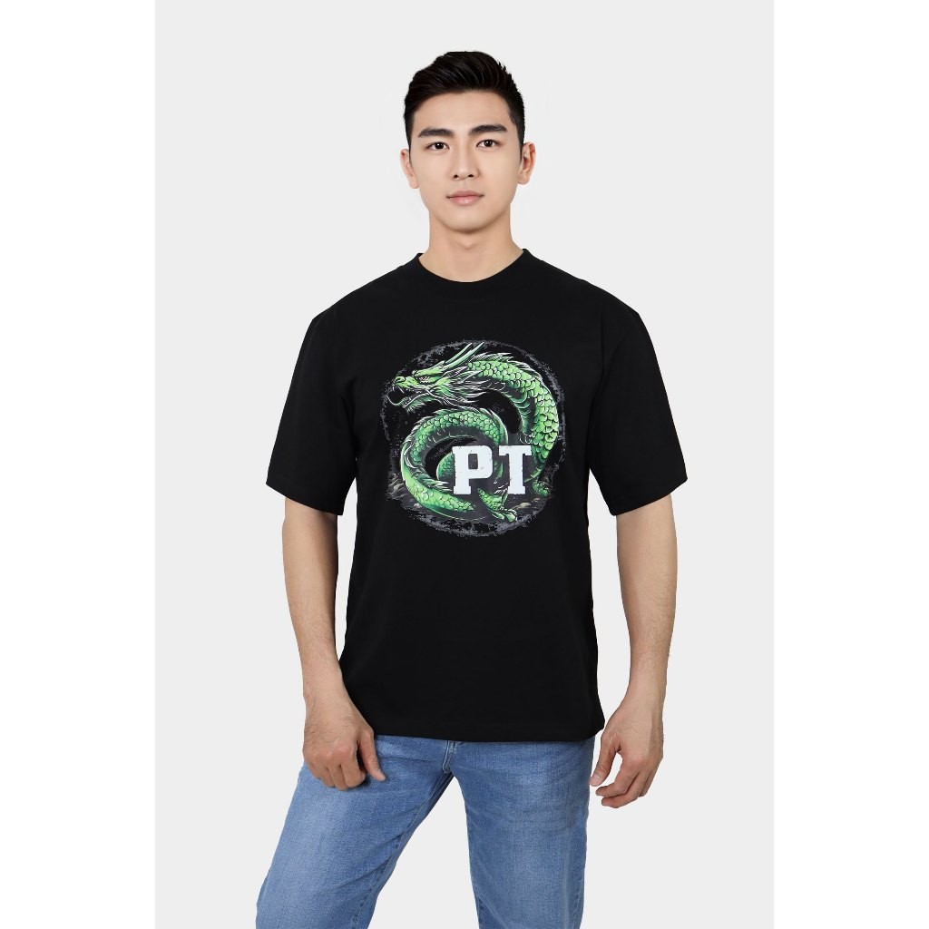 เสื้อยืดแขนสั้นผู้ชาย PT2000 ผ้าคอตตอน แบบ Regular อ่อนเยาว์ ไดนามิก (APM-M5)