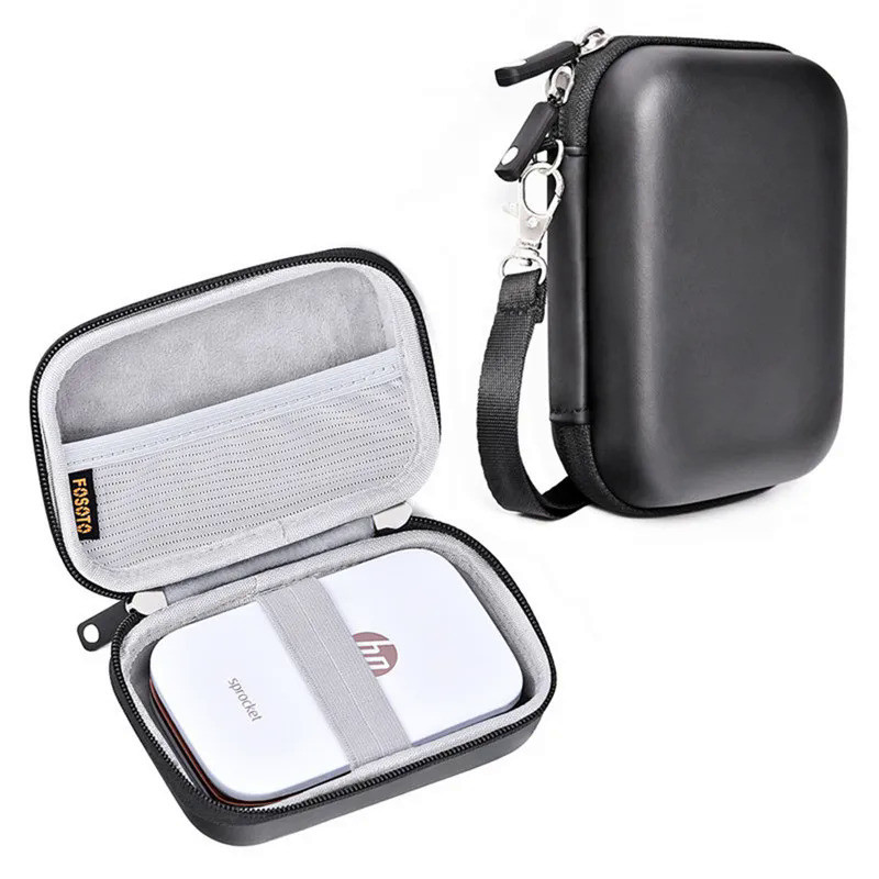 fosoto Portable Case Shell Cover Travel Carrying Storage Bag For ZIP Mobile Printer HP Sprocket Port