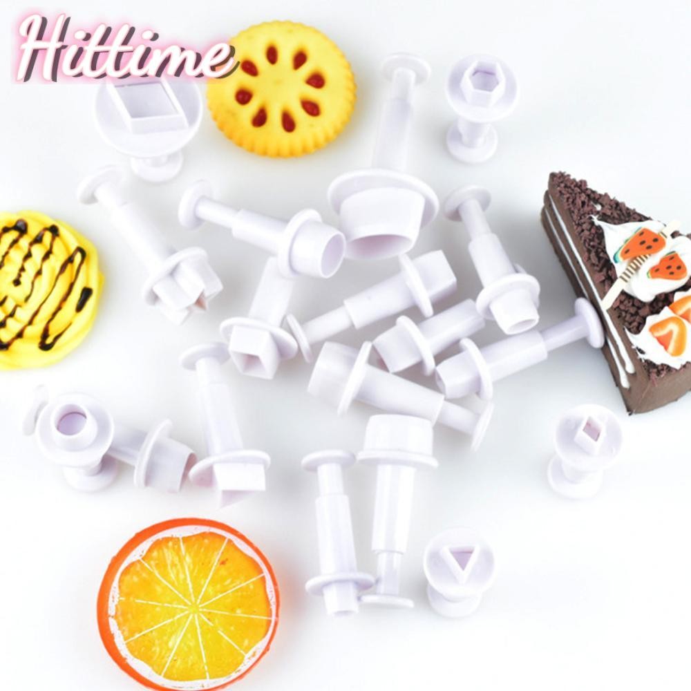 Hittime 3/4pcs DIY หัวใจ Pentagram Star Seal แม่พิมพ์เค้กบิสกิตคุกกี้ F Ondant Cutter Sugarcraft อุป