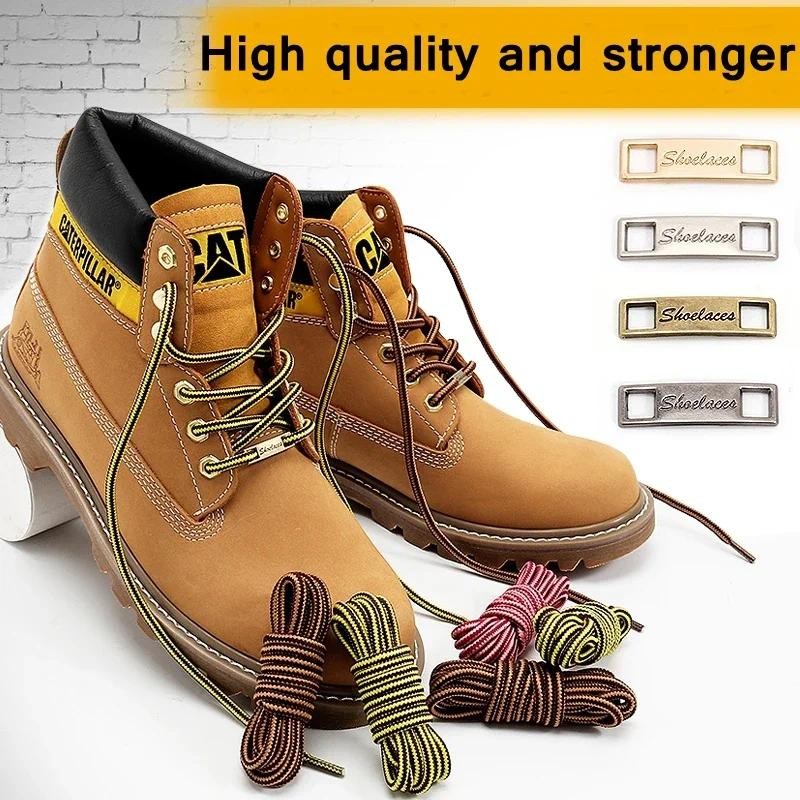 เชือกผูกรองเท้าผ้าใบ ลายคู่สี ผ้าฝ้าย สําหรับรองเท้าผ้าใบกลางแจ้งและ Martin Shoelaces Shoestrings อุปกรณ์เสริม