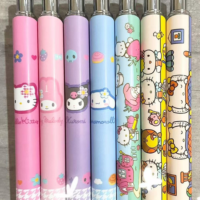 ใหม่ Pentel Pentel Sanrio Limited Quick-Drying Gel Pen BLN75 Hello Kitty Kuromi Limited Edition