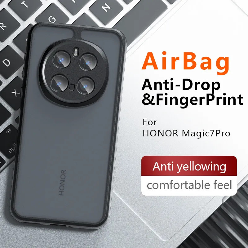 Honor Magic 7 Pro 6 Pro Matte Case Skin Feeling Hard PC + TPU Protective Back Shell Case