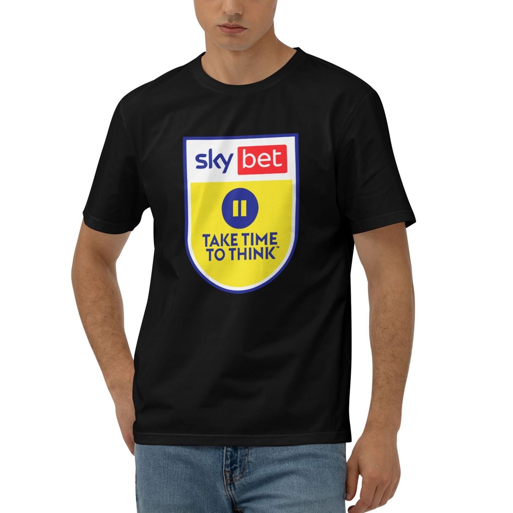 เสื้อยืดผ้าฝ้าย Sky Bet Take Time To Think
