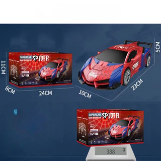 รถบังคับวิทยุ 2.4G รถควบคุมระยะไกล สไปเดอร์แมนสไตล์ rc car ของเล่นเด็กผู้ชาย ของขวัญสำหรับเด็ก