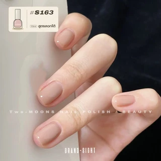 🔥Two-moons🔥ยาทาเล็บสูตรพรีเมียม แบบลอกออกได้ สีไซรัป โทนสีสุภาพ ธรรชาติ ขนาด10ml*1 ไม่ต้องอบ ไม่มีกลิ่นฉุน แห้งไว