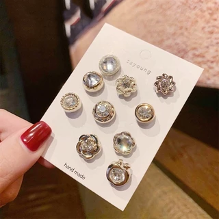 เข็มกลัดสไตล์เกาหลี 10 ชิ้น / ชุดBrooches & Pins