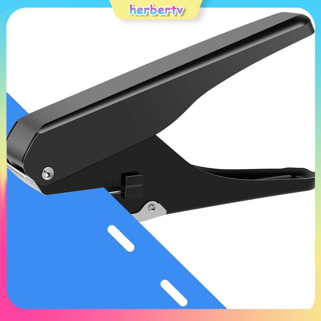 Slot Hole Punch Multifunctional Oval Hole Punch โลหะ ID Card Hand Puncher Handheld Hole Puncher SHOP