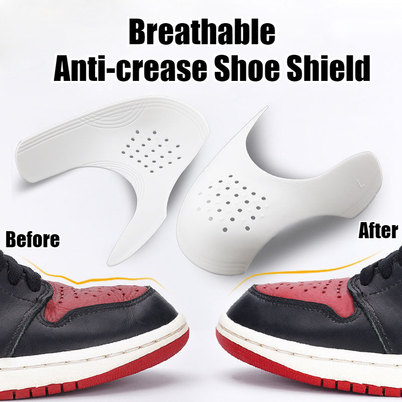 Anti-cease Shoe Shield - Toe Cap Sturdy Holder - Breathable, สบาย - อุปกรณ์รองเท้า - ชุดดูแลป้องกันการบีบนิ้วเท้า - Anti Wrinkle Upper Support Extender