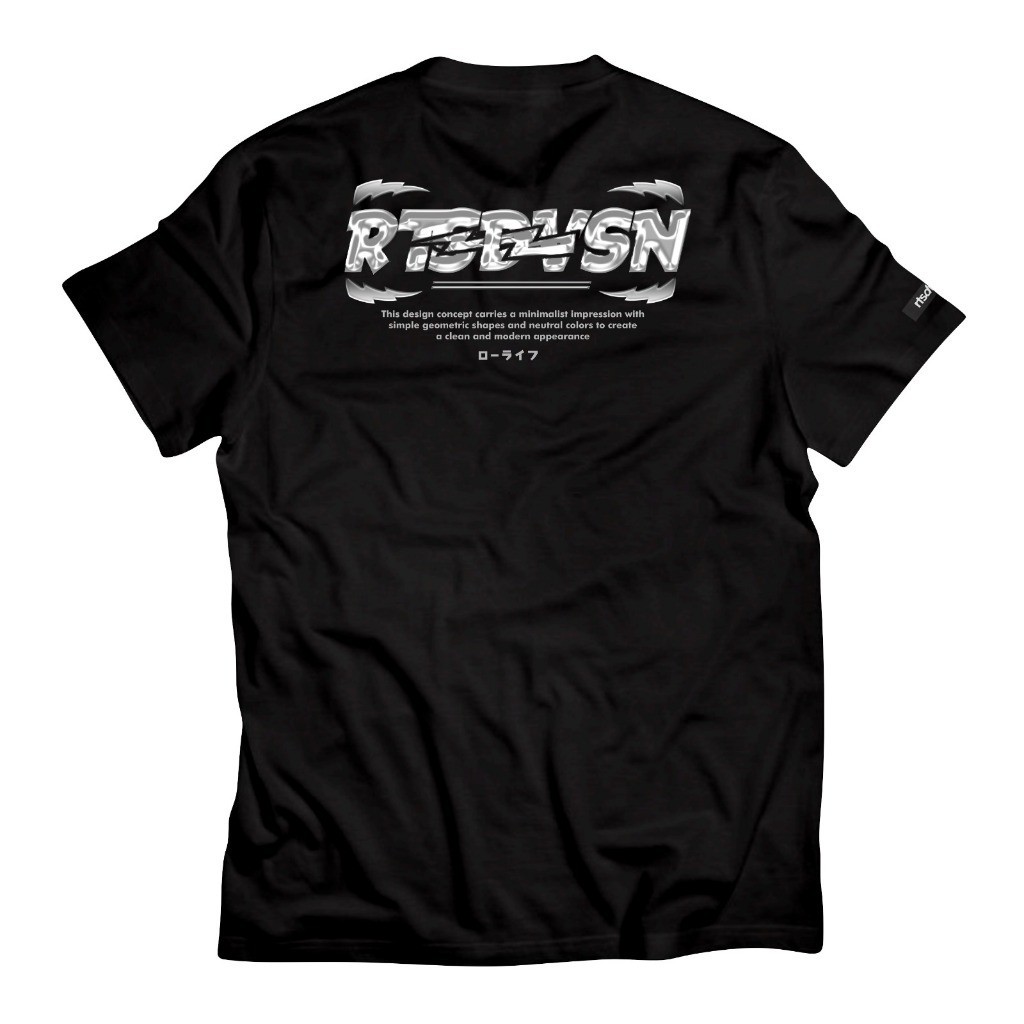 RTSDVSN CHROME BOLT เสื้อยืด Distro เสื้อยืดสําหรับผู้ชายและผู้หญิง