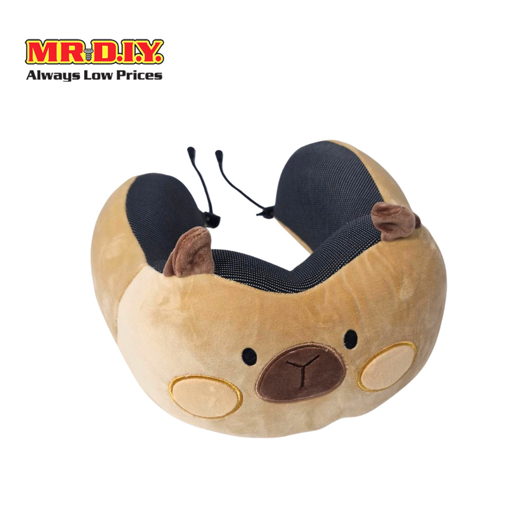 MR.D.I.Y. หมอนรองคอคาปิบาร่าทรงยูขนมปัง ขนาด 25x25 ซม.