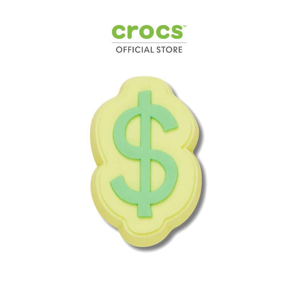 CROCS ตัวติดรองเท้า JIBBITZ SLIME DOLLAR SIGN