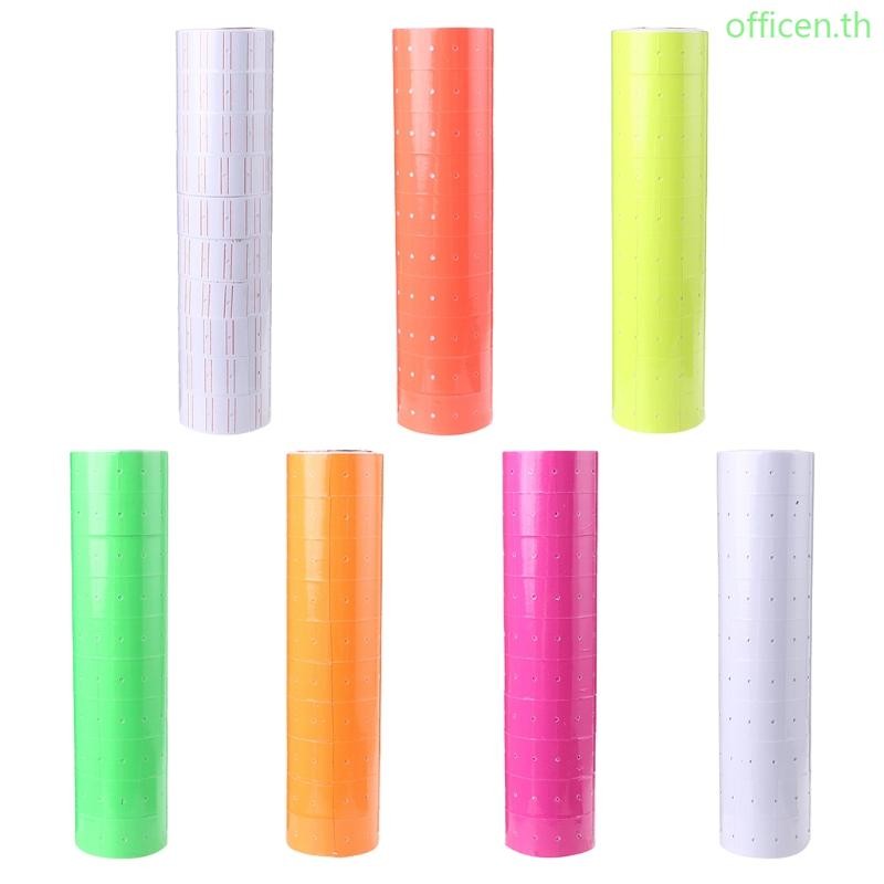 Cen 10 ป้ายราคาแท็กม้วนสําหรับ Pricing MX5500 สีแดงสีเขียวสีขาวสําหรับ w Double Red Lines Pricing แท็ก
