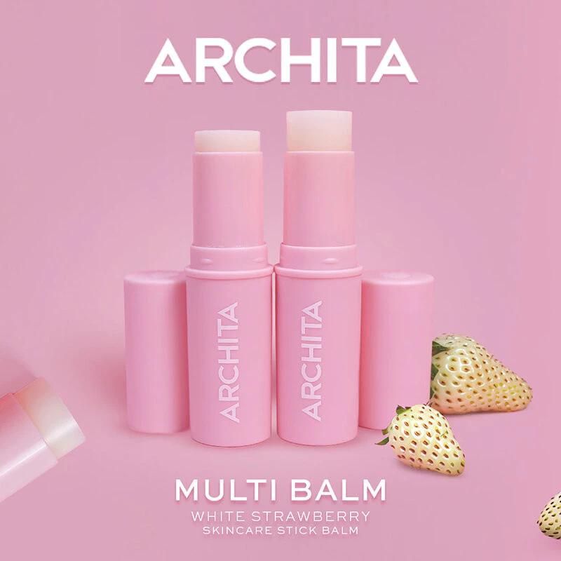 ARCHITA White Strawberry Skincare Stick Balm 7g อาชิตา สกินแคร์สติ๊ก. thumbnail 3