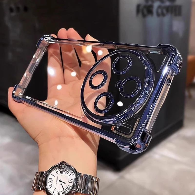 ปลอกสําหรับ Vivo X300 X200 X100 Pro X200Pro X300Pro X300FE X300S 5GชุบซิลิโคนTPUนุ่มกันกระแทกใสนุ่มเคสโทรศัพท์ป้องกันการตกเต็มปกหลัง