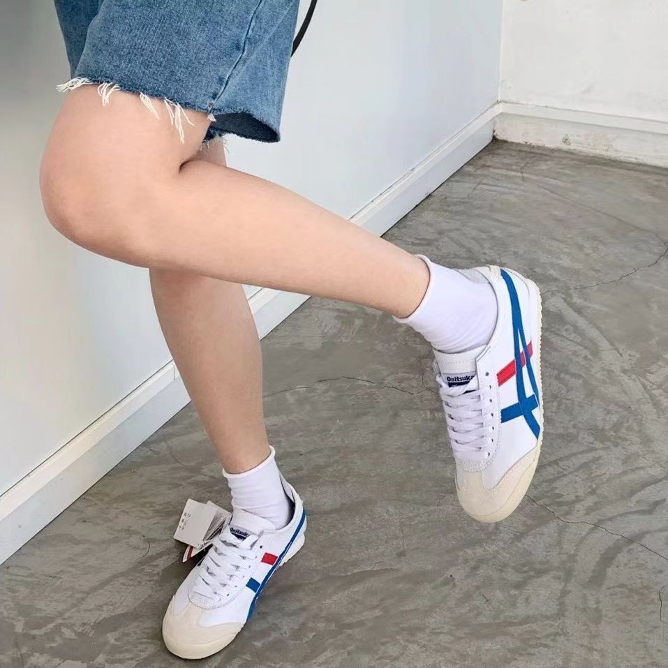 【ของแท้ 100%】Onitsuka Tiger Mexico 66 รองเท้าลำลอง Low Top Unisex Sneakers