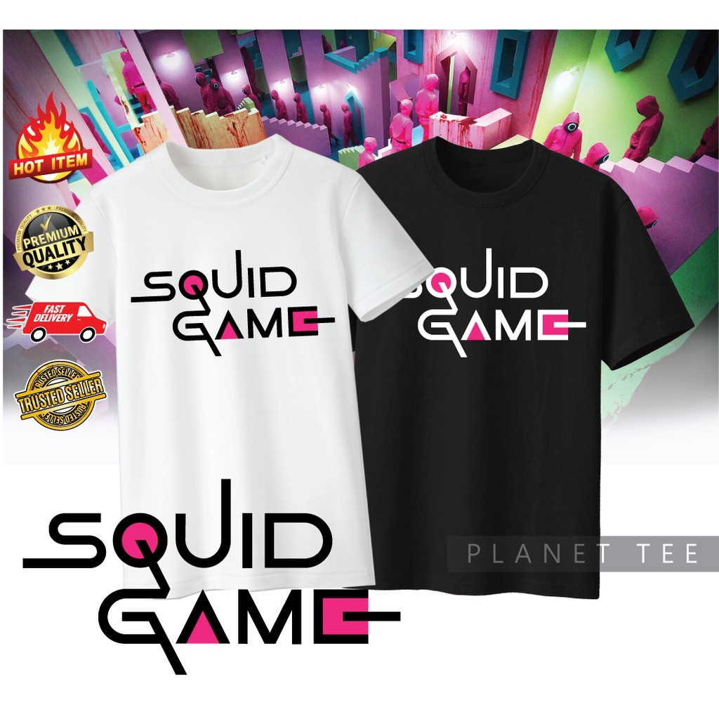 เสื้อยืด Squid Game - Season 2 ชุดลำลองSQUID GAME เสื้อยืด Kpop เกาหลี StreetStyle Cotton T-Shirt