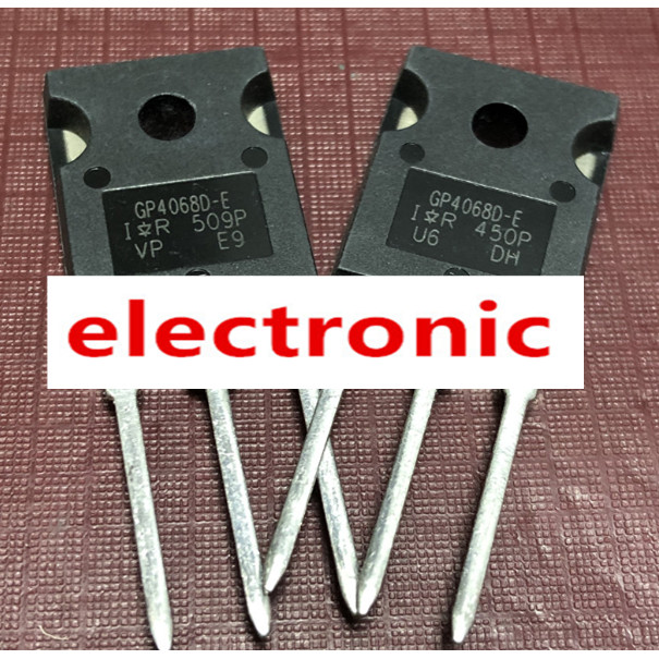 ((1 ชิ้น) อะไหล่อิเล็กทรอนิกส์ IRGP4068D-E GP4068D-E สต็อกพร้อม TO-247 600V 48A