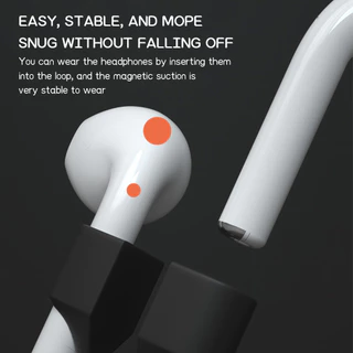 เชือกป้องกันการสูญหายสำหรับ For Apple Airpods Pro 2 3 2 1 หูฟังบลูทูธ ซิลิโคน เชือกคล้องแม่เหล็กป้องกันการสูญหาย