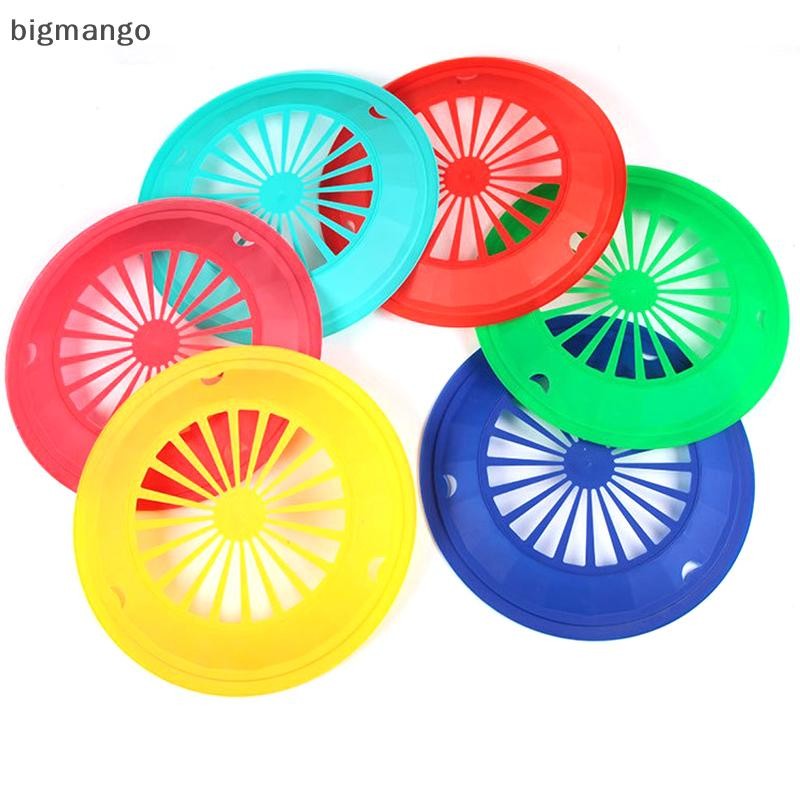 [bigmango] 10 ชิ้นที่ใส่จานกระดาษบาร์บีคิวจานอาหารค่ําพลาสติกถาดบาร์บีคิวแบบใช้ซ้ําได้สต็อกใหม่