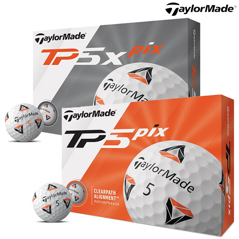 Taylormade Taylormade Golf 2020TP5 PIX ลูกบอลห้าชั้น TP5X Fuller Totem Ball