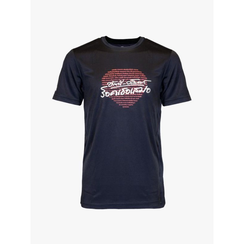 Asanee-Wasan คอกลมแขนสั้นผ้าฝ้ายพิมพ์ลาย