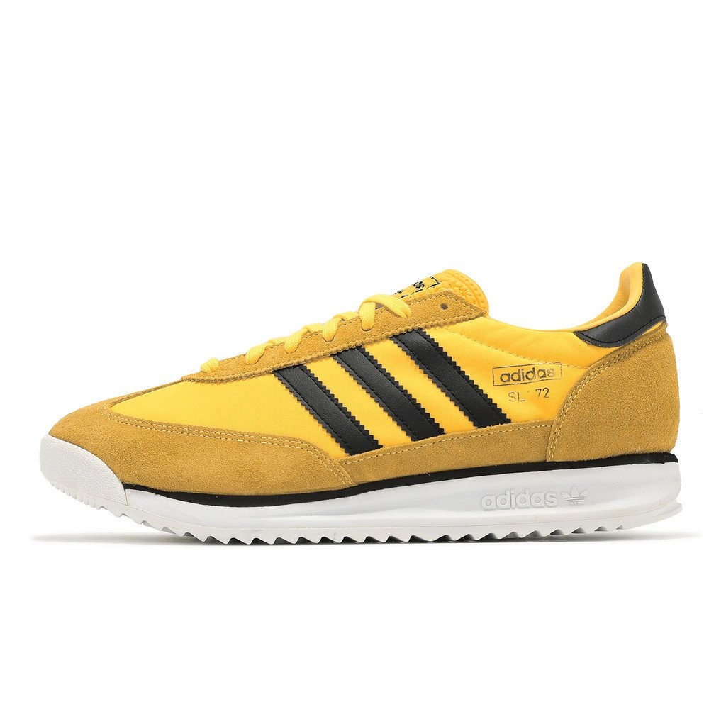 รองเท้าผู้ชาย ADIDAS สบาย SL 72 RS สีเหลือง ดำ ทอง หนังนุ่ม ป้าย Clover [ACS] ih7912 77om