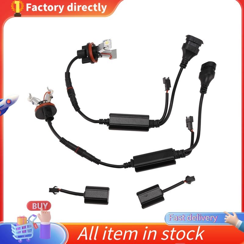 2 ชิ้นรถ LED Angel Eye Light 6000 พัน H8 หลอดไฟสําหรับ E82 E87 E90 E91 E92 M3 E93 E60 E61 E63 E70 X5